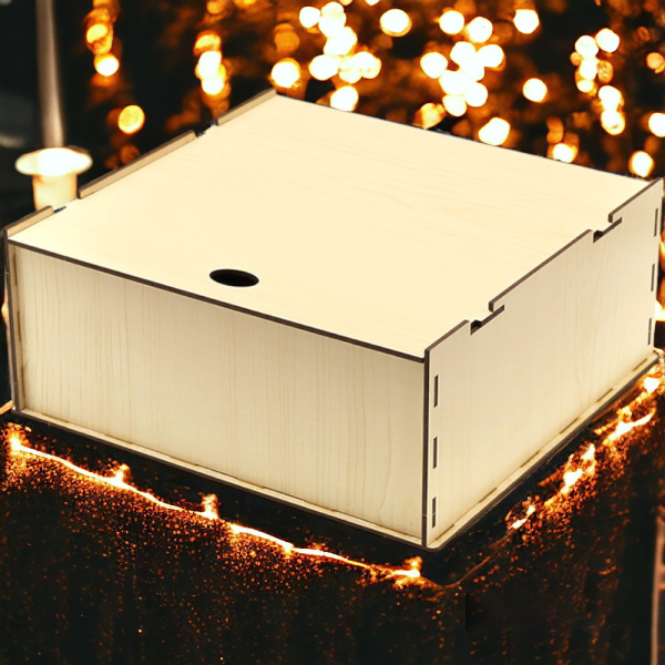 Ламинированная Подарочная Коробка из HDF 24,5*25,5*10,5 см / Элегантная и прочная
